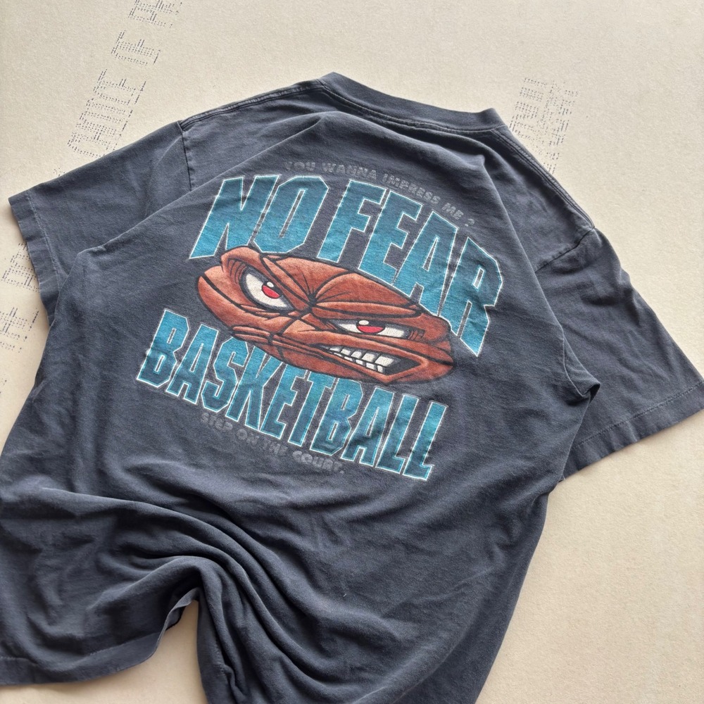 Vintage 90s No Fear Basketball T-shirt